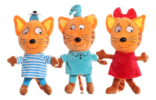 3pcs Kid-e-cats Three Little Kittens Peluche Muñeca Regalo