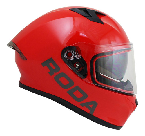 Casco Para Moto Course Rojo Talla L Cerrado Svs