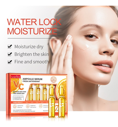 Sérum Facial En Forma De Ampolla De 2 Ml X 7 Unidades, Antio