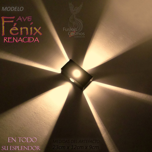 Imagen 7 de 10 de Luz Señalizadora Para Interior Minimalista Efecto Pack X12u