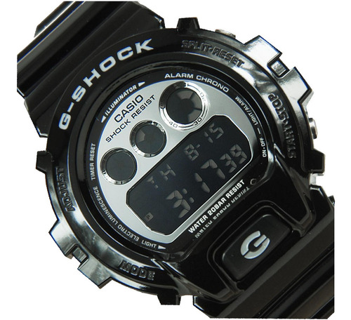 Imagen 1 de 6 de Reloj Casio G-shock Dw-6900-1v Wr 200 Agente Oficial Jr
