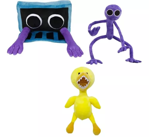 Pato Yellow Rainbow Friends Pelúcia Pronta entrega - Mega Toys São