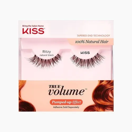 Pestañas Postizas Kiss Originales True Volume Ritzy