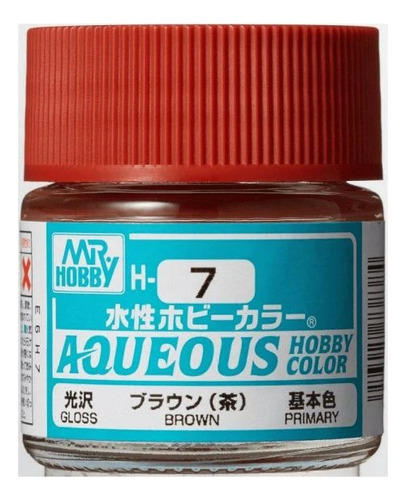 Mr Hobby Aqueous Color H7 Gloss Brown Marron Brillante