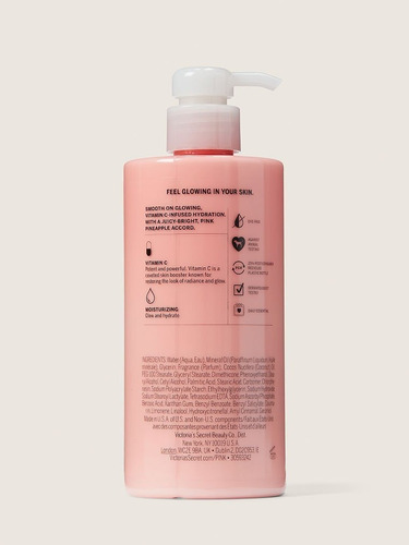 Coco Pineapple Locion Corporal Vitamina C Pink Secret 414ml