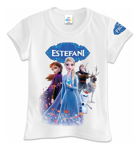 Franela Camisa Niña Frozen Elsa Y Anna Poliester