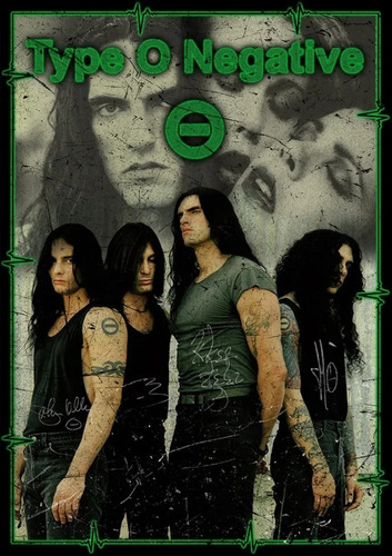 Pôster Type O Negative Banda Rock 30x42 Cartaz Plastificado