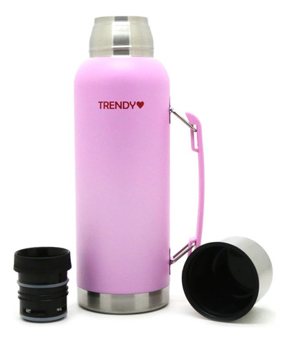 Termo Acero Inoxidable Trendy 1 Litro Resistente Frio Calor