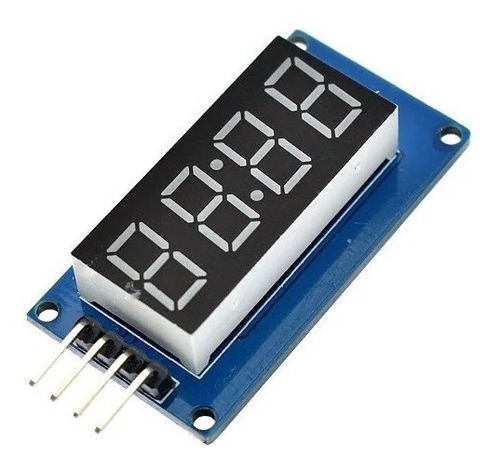 Modulo Display 4 Digitos Tm1637 7 Segmento Quadruplo Arduino