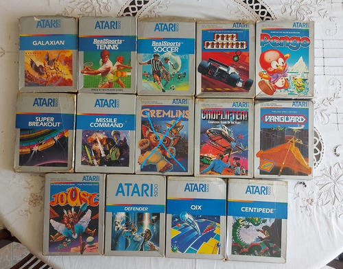 Juegos De Atari 5200  En Excelentes Condiciones En Su Caja