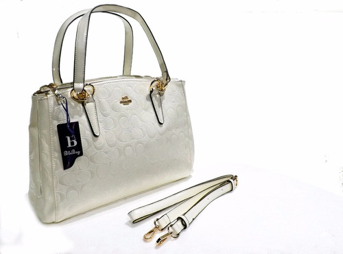 Bolso Cartera Para Dama Coach Blanco Crema. Blubag