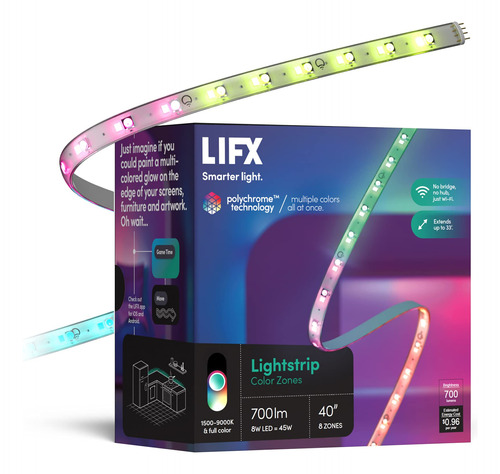 Lifx Zonas De Color De Tira De Luz, Tira De Luz Led Intelige