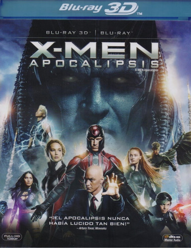 X-men Apocalypse Apocalipsis Pelicula Blu-ray 3d + Blu-ray