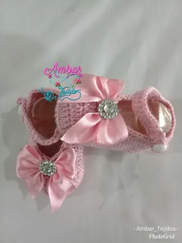 Zapatos Tejidos Para Bebé