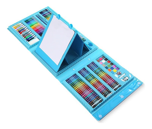 Set De Arte Para Niños 208 Piezas Portátil Crayon Colores