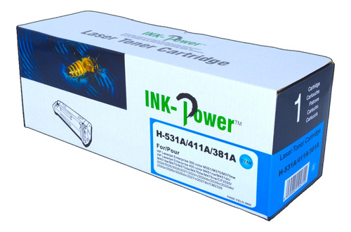 Toner Ce411 305a Ce411a Ink-power 