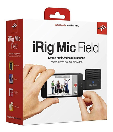 Micrófono Estéreo Digital Irig Mic Field Ik Multimedia Color 52049