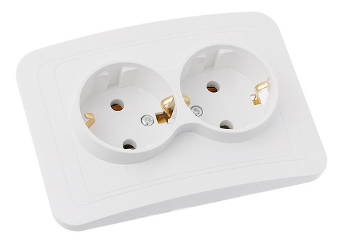 Imagen 5 de 10 de 220v/16a 118x80mm Eu Doble Toma De Tierra Hogar Industria