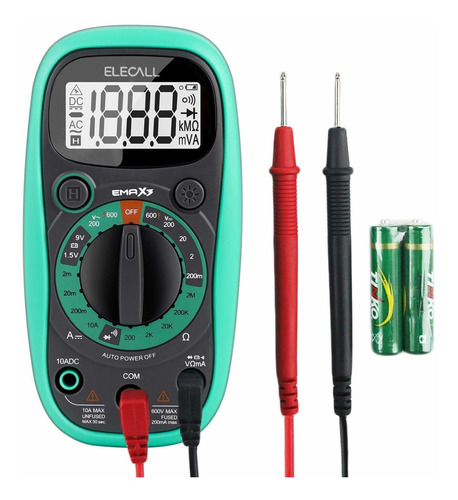 Digital Multimeter Tester Volt Meter With Case Ohm Dc Ac