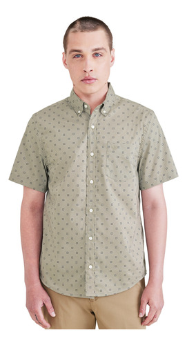 Camisa Hombre Signature Comfort Flex Verde Dockers