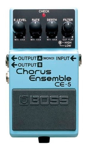 Pedal De Efecto Boss Ce5 Chorus Ensamble En Caja