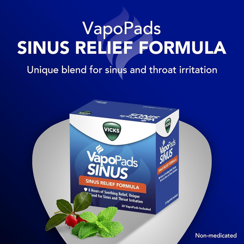 Vicks Vapopads 20 Repuestos Aromáticos Para Senos