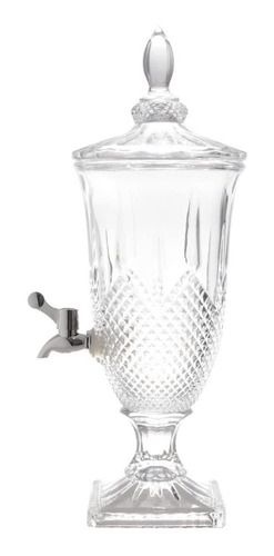 Imagem 1 de 2 de Suqueira Cristal 2 Litros Dispenser Retro Diamante Lyor