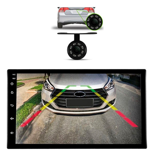 Multimidia Universal 9p Android 13 2gb 64gb Carplay Qled