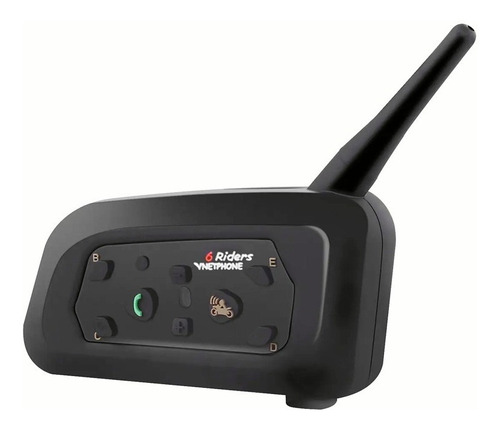 Intercomunicador Vnetphone V6 Capacete De Moto 