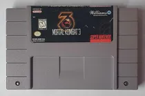 Comprar Mortal Kombat 3 Cartucho Super Nintendo Snes B Retromx