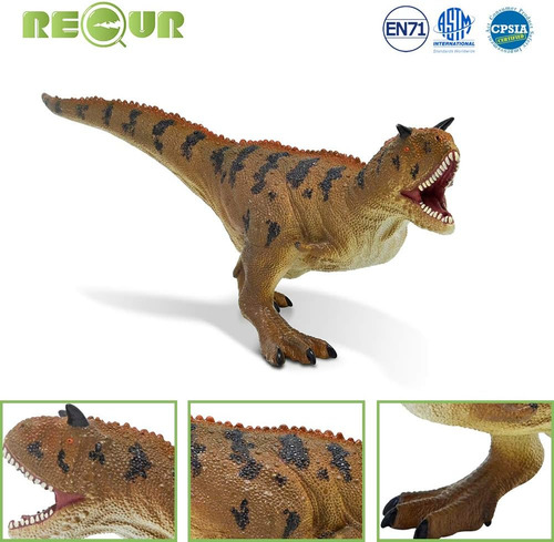 Recur Carnotaurus 12 Long Realistic Jurassic Toys, Wildl...