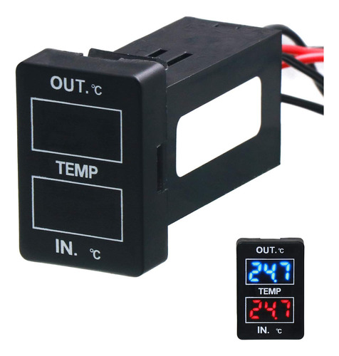 Pantalla Temperatura Interna Externa Para Automovil Celsius