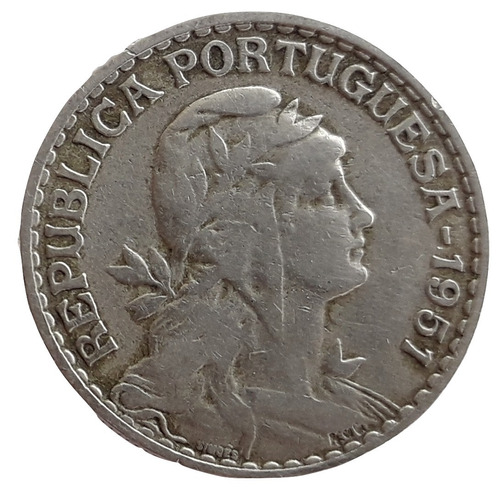 Portugal Moneda De 1 Escudo Del Año 1957 - Muy Buena