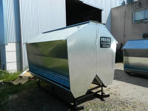 Comedero Autoconsumo Feedlot Creep Feeding Vacuno 3 Ton