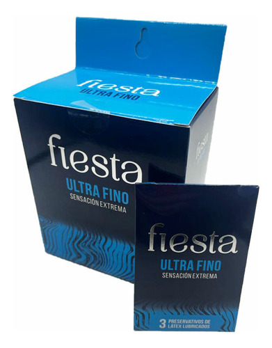 Preservativos Fiesta Ultra Fino Pack X12 Unid - Tcec