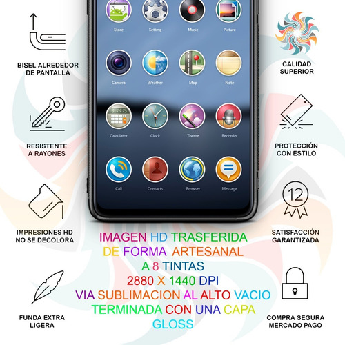 Funda Xiaomi Redmi Flores Mandala Tpu Uso Rudo