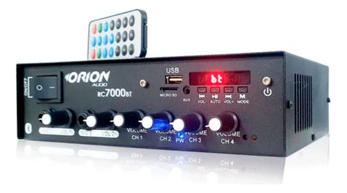 Amplificador 500w 4 Canais + 6 Caixas Acusticas 4 70w