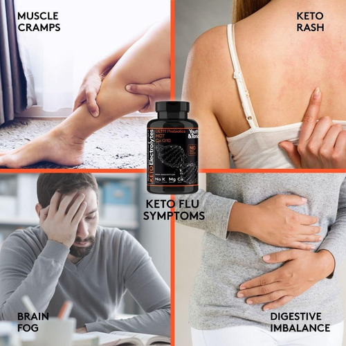 120 Mct Keto Electrolytes Pills | 150 Mg Magnesio Probio...