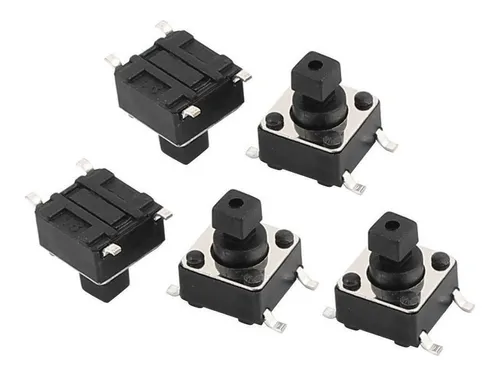 comprar Pulsador Boton Dip Tactil Switch 6x6x7.3mm Cuadrado Hobb