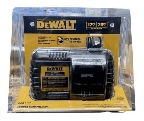 Cargador Rápido 12v/20v/60v Max* 6ah Dewalt Dcb1106-b3