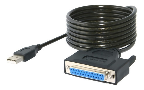 Cable Sabrent Usb-db25f Cable D Impresora Usb 2.0 A Db25f Se Color Negro