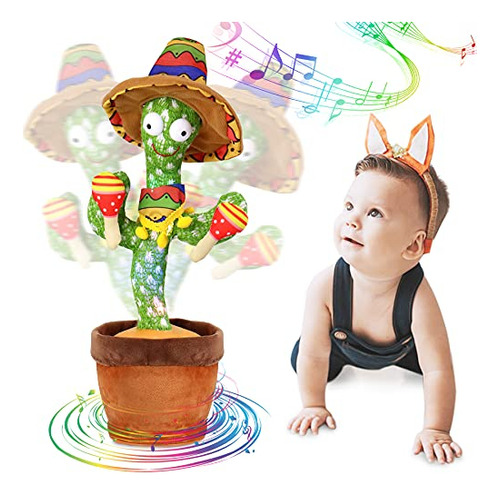 Juguete Miaodam Dancing Cactus Cantando Hablando Grabación
