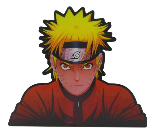 Sticker 3d Lenticular Naruto 1  ( 3 Imagenes En Una)