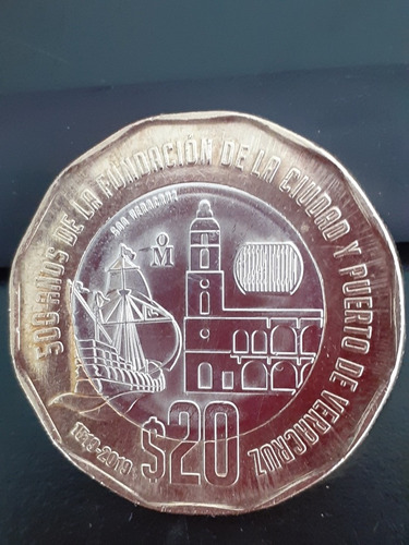 Moneda Conmemorativa De El Estado De Veracruz 