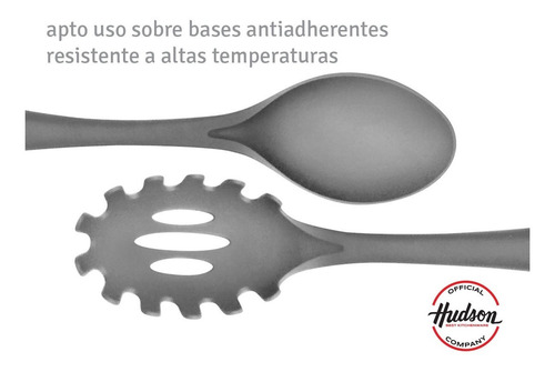 Set 6 Utensilios Hudson Nylon Y Acero