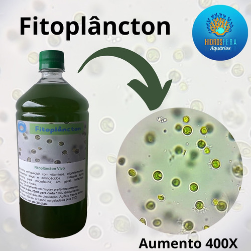 500ml Fitoplâncton + 500ml Hidros Collor