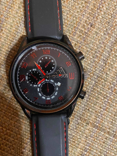 Reloj Adidas - Color Negro Con Rojo - Hay Que Ponerle Pila (Usado)
