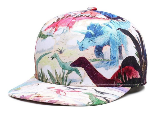 Gl Novedad Dinosaurios Sombrero Plano De Verano Unisex ...