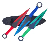 Comprar Set De 3 Cuchillos De Lanzar Balanceados Con Funda Y Cordon