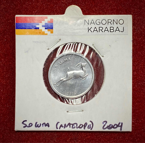 Moneda 50 Luma Nagorno Karabaj 2004 Km 7 Antílope